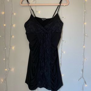 Black Bodycon Y2K Dress